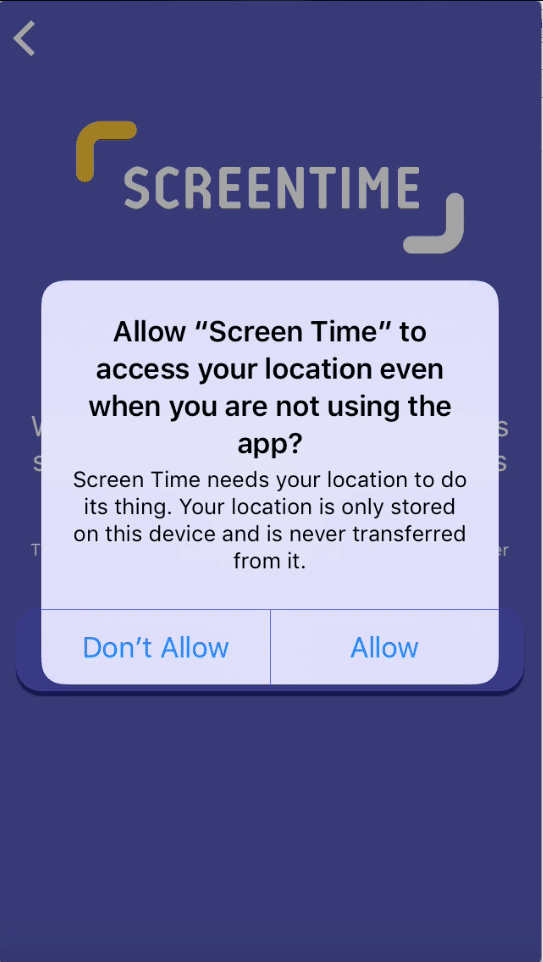 Ios Initial Screen Initial set up screens on iPad or iPhone - Screen Time
