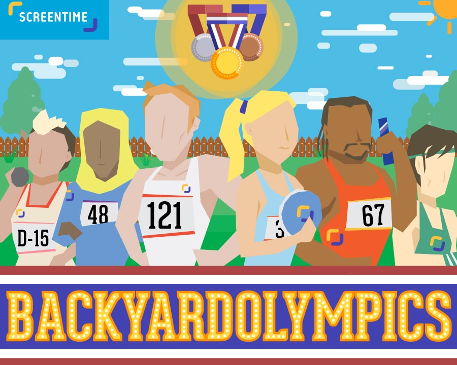 Feeling Olympian?  Take part in our Back Yard Olympics