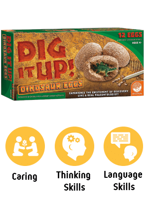 Dig up, Dino Egg - Helps kids with: Caring, Thinking and Language