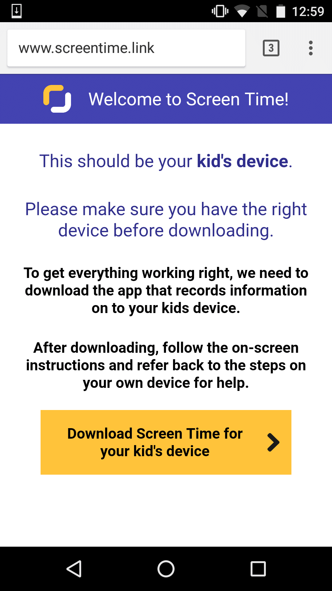 Install Screen Time on Android, step-by-step