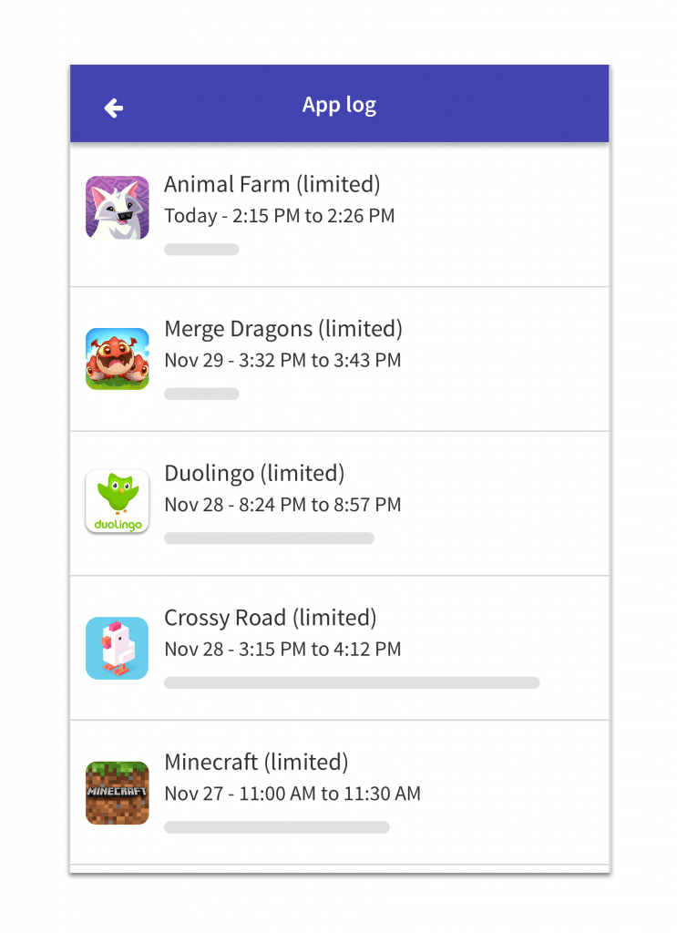 App Computer Logs 8. Monitor the apps being used - Screen Time