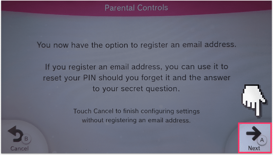 WiiU Parental Controls